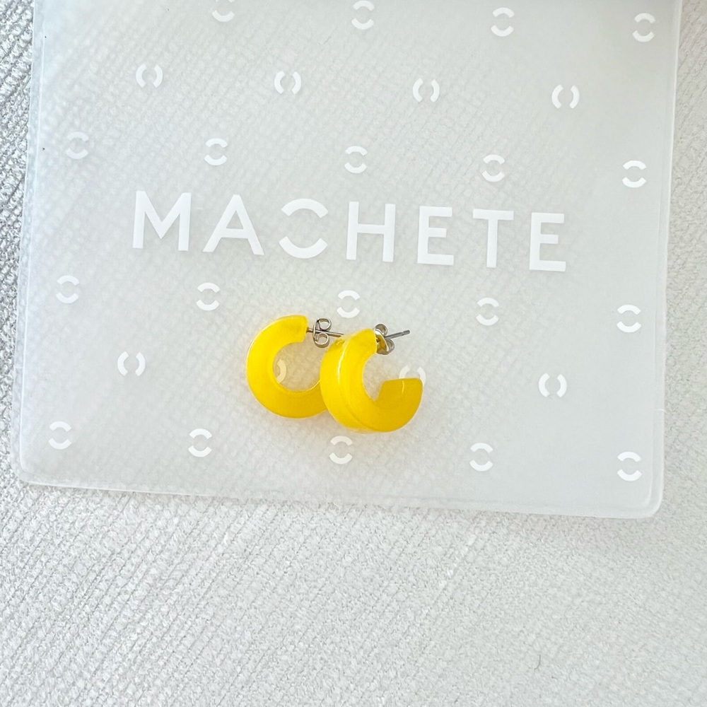 ⭐️Machete | Muse Hoops | Yellow